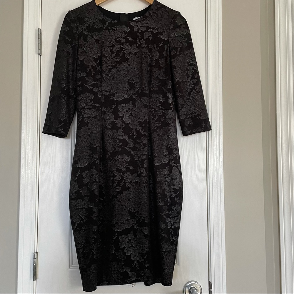 Belle Badgley Mischka Metallic Dress Size 10